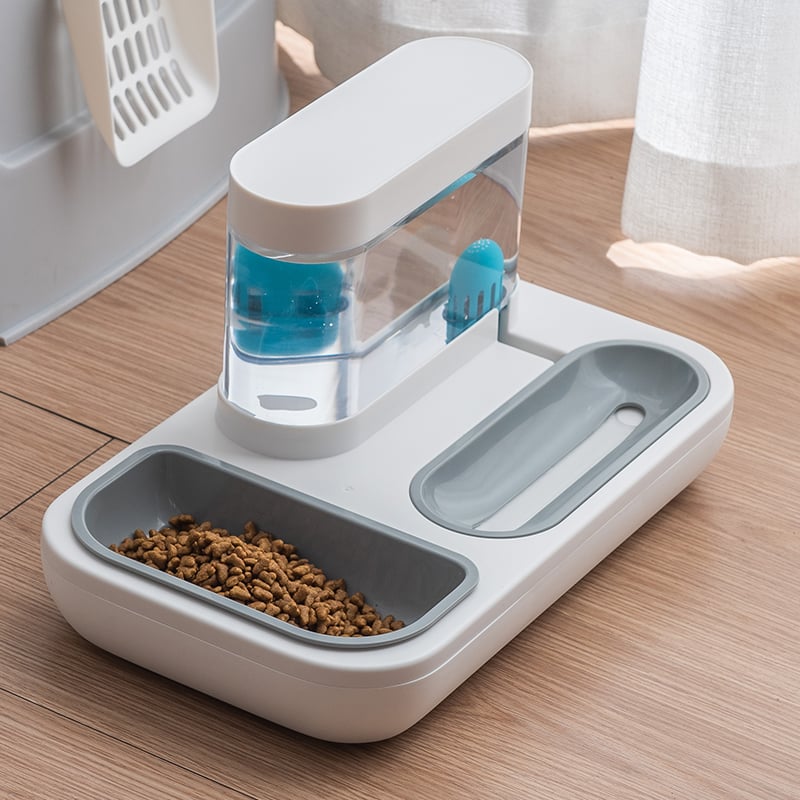 1.5L Automatic Pet Water Fountain & Feeder