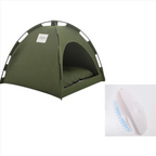 Portable Pet Tent with  Cooling Mat – Cozy Indoor & Outdoor Bed for Dogs & Cats