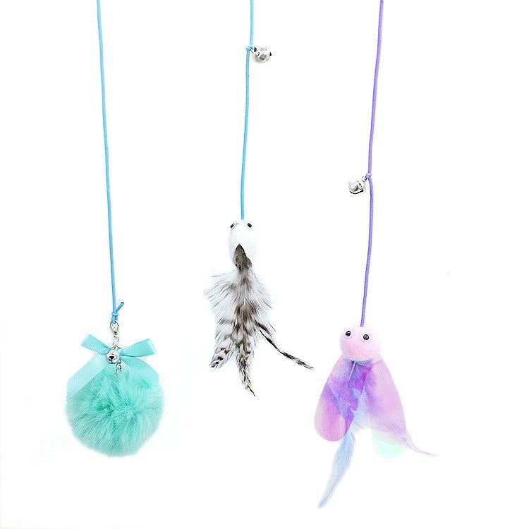 Adjustable Hanging Cat Toy with Elastic Band