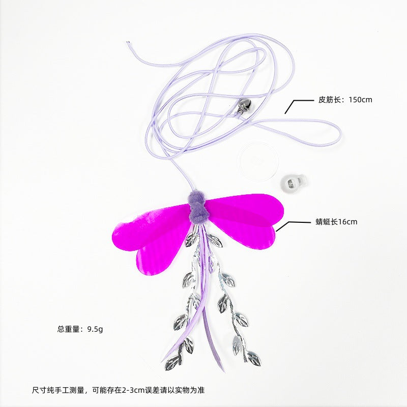 Adjustable Hanging Cat Toy with Elastic Band