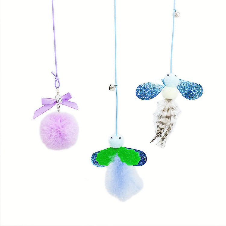 Adjustable Hanging Cat Toy with Elastic Band