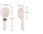 Two white hairbrushes with measurements on a white background