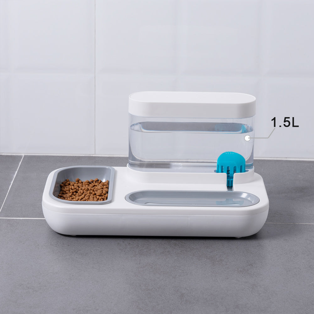 1.5L Automatic Pet Water Fountain & Feeder