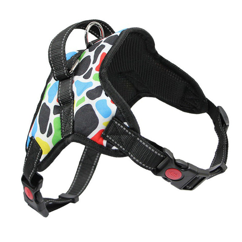 Reflective Dog Harness and Leash Set – Adjustable Polyester Pet Harness