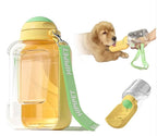 yellow pet water bottle
