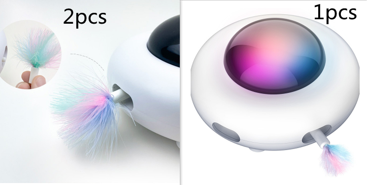Smart Vibrating Cat Teaser Toy