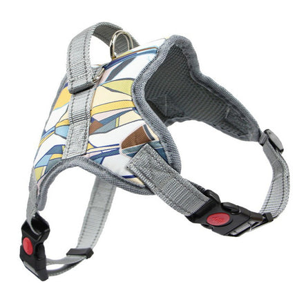 Reflective Dog Harness and Leash Set – Adjustable Polyester Pet Harness