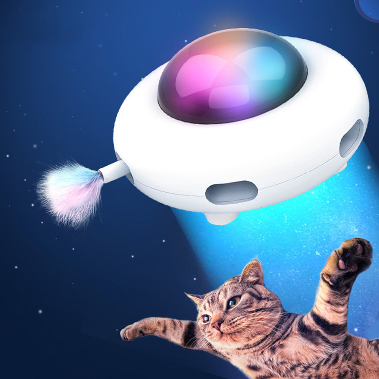 Smart Vibrating Cat Teaser Toy
