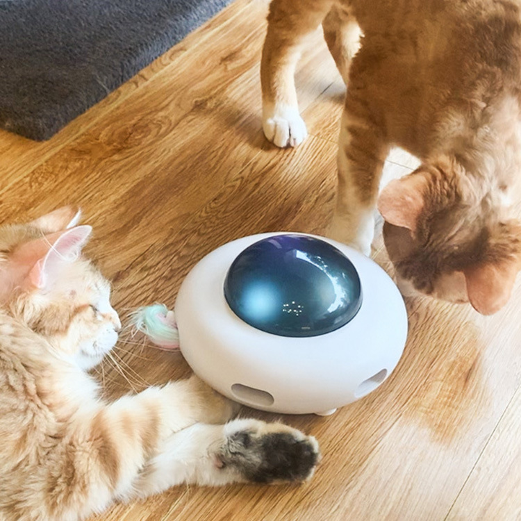 Smart Vibrating Cat Teaser Toy