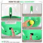 Automatic Dog Ball Launcher – Interactive Outdoor Tennis Ball Thrower for Dogs