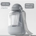 Grey water pet portable water dispenser