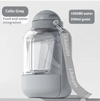 Grey water pet portable water dispenser
