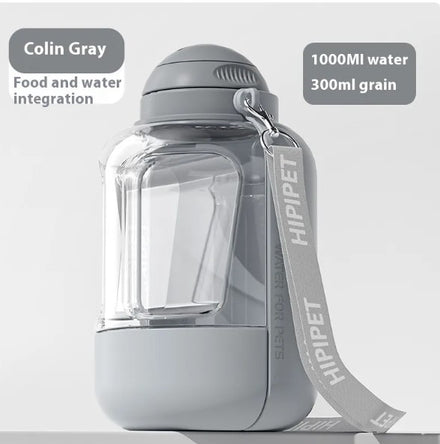 Grey water pet portable water dispenser
