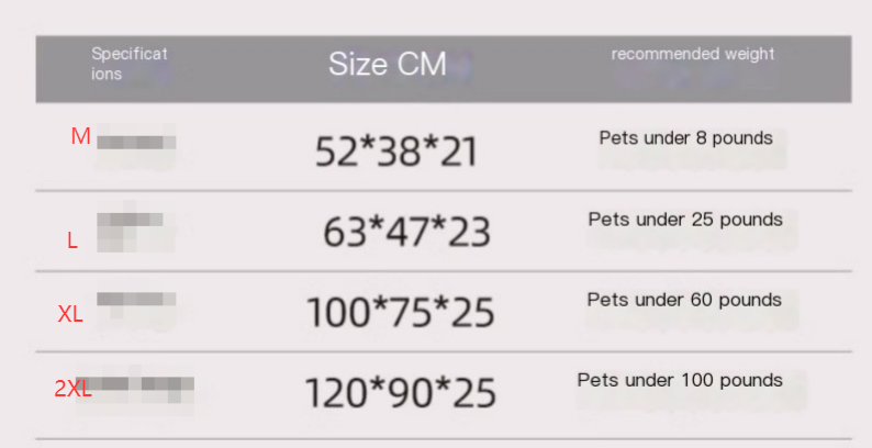 Orthopedic Dog Bed - Memory Foam Pet Mattress with Waterproof Washable Cover