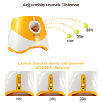 Automatic Dog Ball Launcher – Interactive Outdoor Tennis Ball Thrower for Dogs