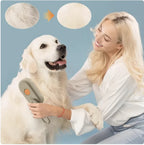 Rechargeable Pet Grooming Steam Brush for Cats & Dogs