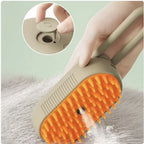 Rechargeable Pet Grooming Steam Brush for Cats & Dogs