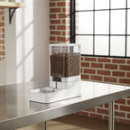 Pet Gravity Feeder and Water Dispenser Set