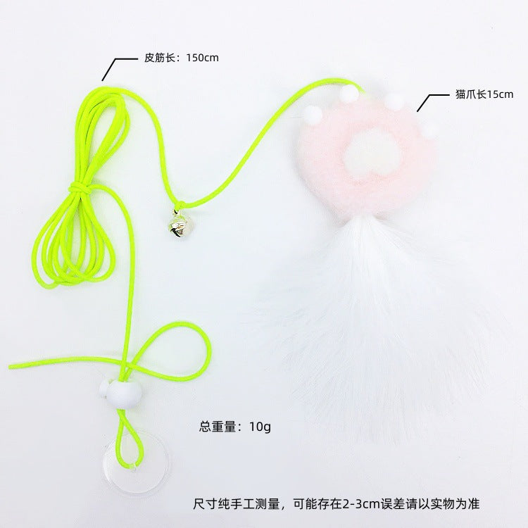 Adjustable Hanging Cat Toy with Elastic Band