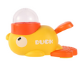 Yellow Cartoon Pet Press Feeder for Cats & Dogs