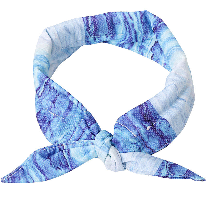 pet cooling ice scarf for dogs on a white background