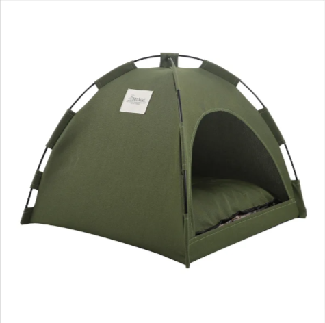 Portable Pet Tent with  Cooling Mat – Cozy Indoor & Outdoor Bed for Dogs & Cats