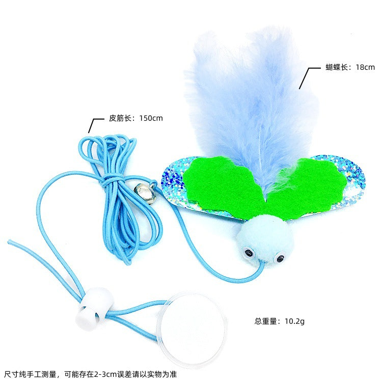Adjustable Hanging Cat Toy with Elastic Band
