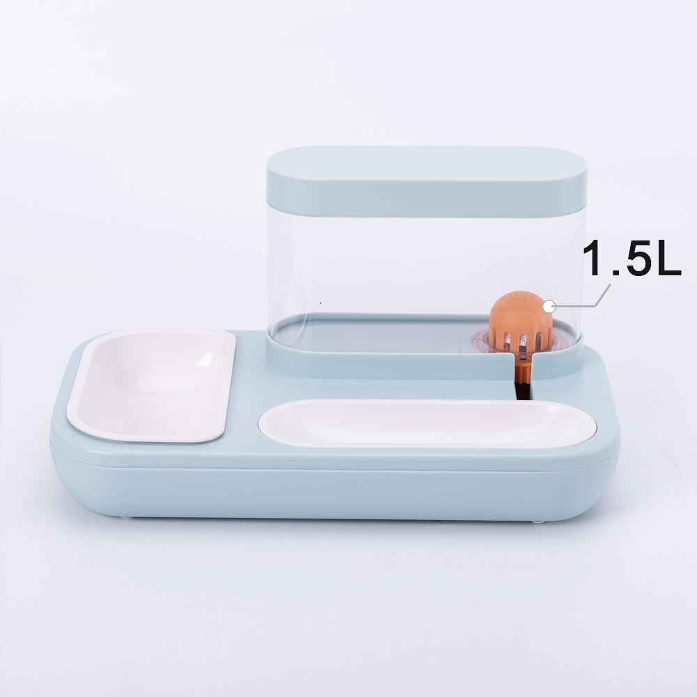 1.5L Automatic Pet Water Fountain & Feeder