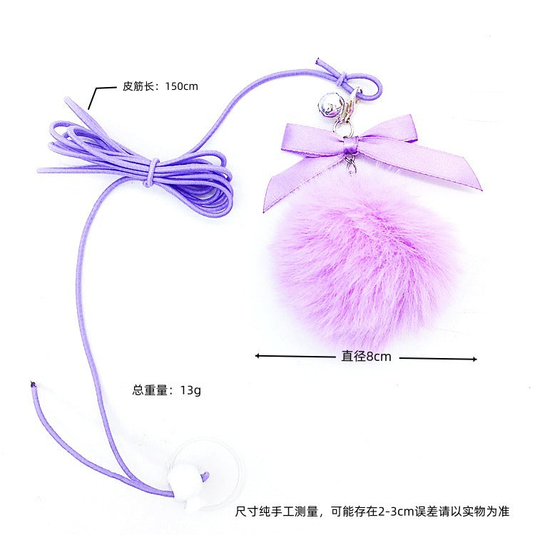 Adjustable Hanging Cat Toy with Elastic Band