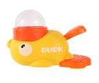 Yellow Cartoon Pet Press Feeder for Cats & Dogs