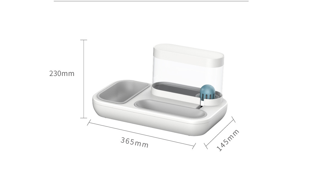 1.5L Automatic Pet Water Fountain & Feeder